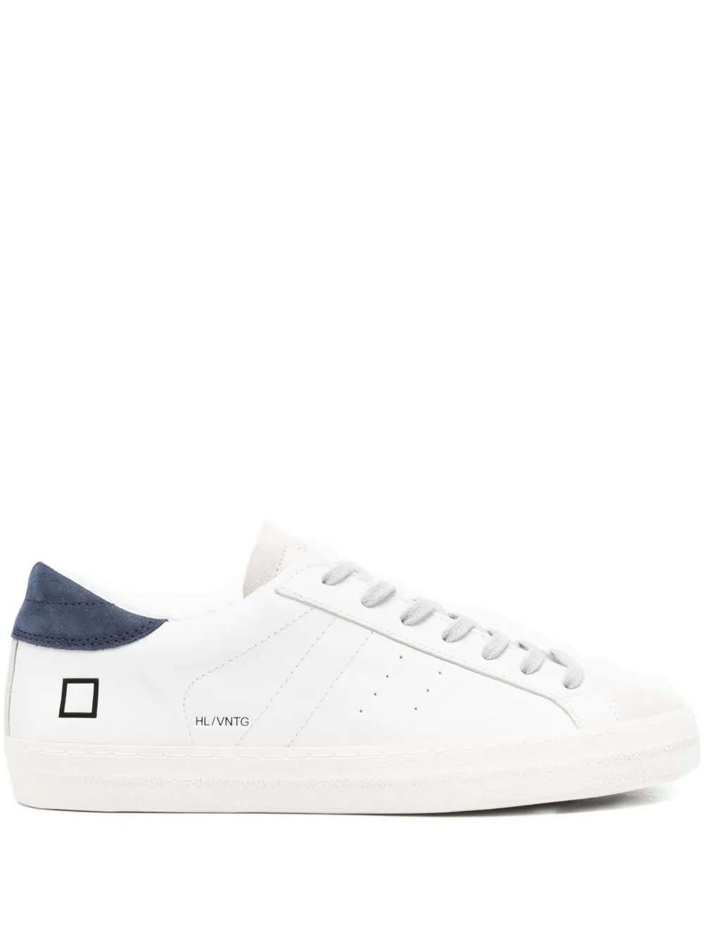 D.A.T.E. Hill Low suede-panel leather sneakers | White | Image 1