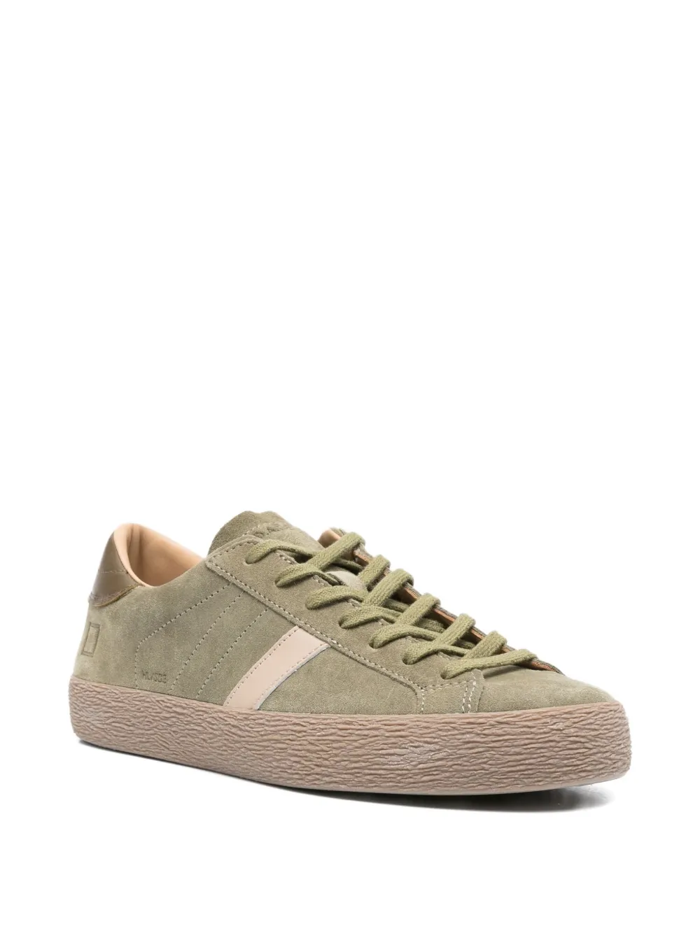 Date Hill Low Suede Leather Sneakers In Green