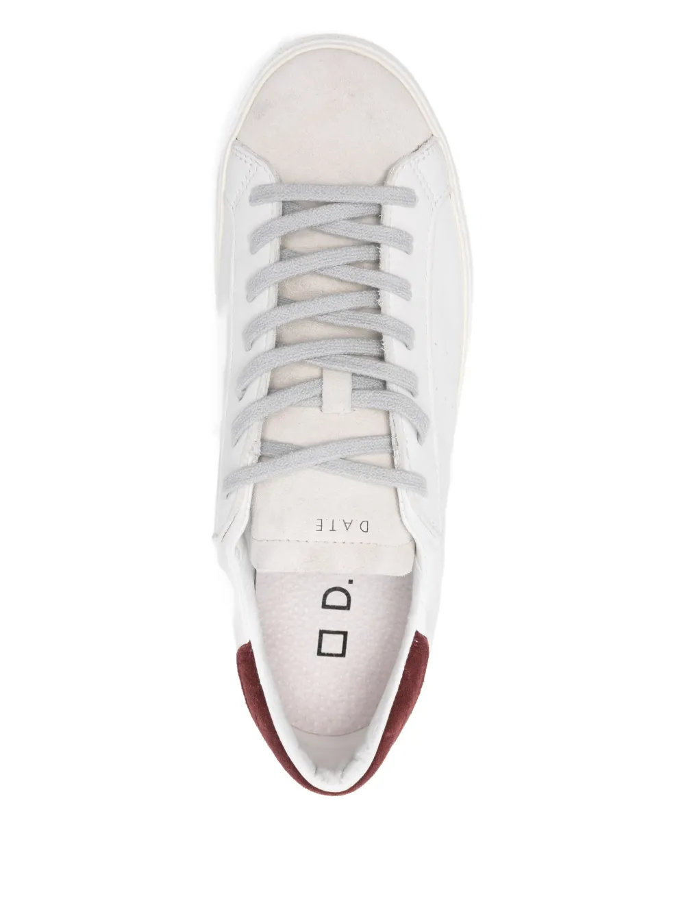 Date Hill Low Suede-panelled Sneakers In White