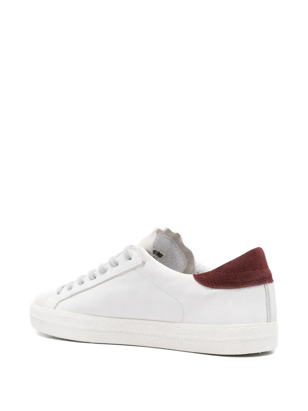 Date Hill Low Suede-panelled Sneakers In White