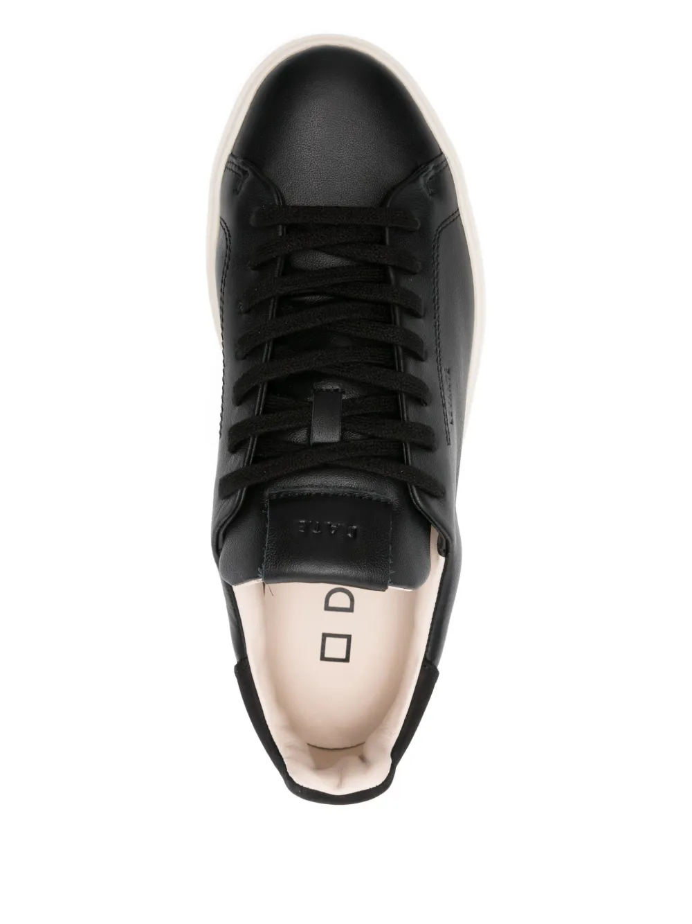 D.A.T.E. Levante leren sneakers Zwart