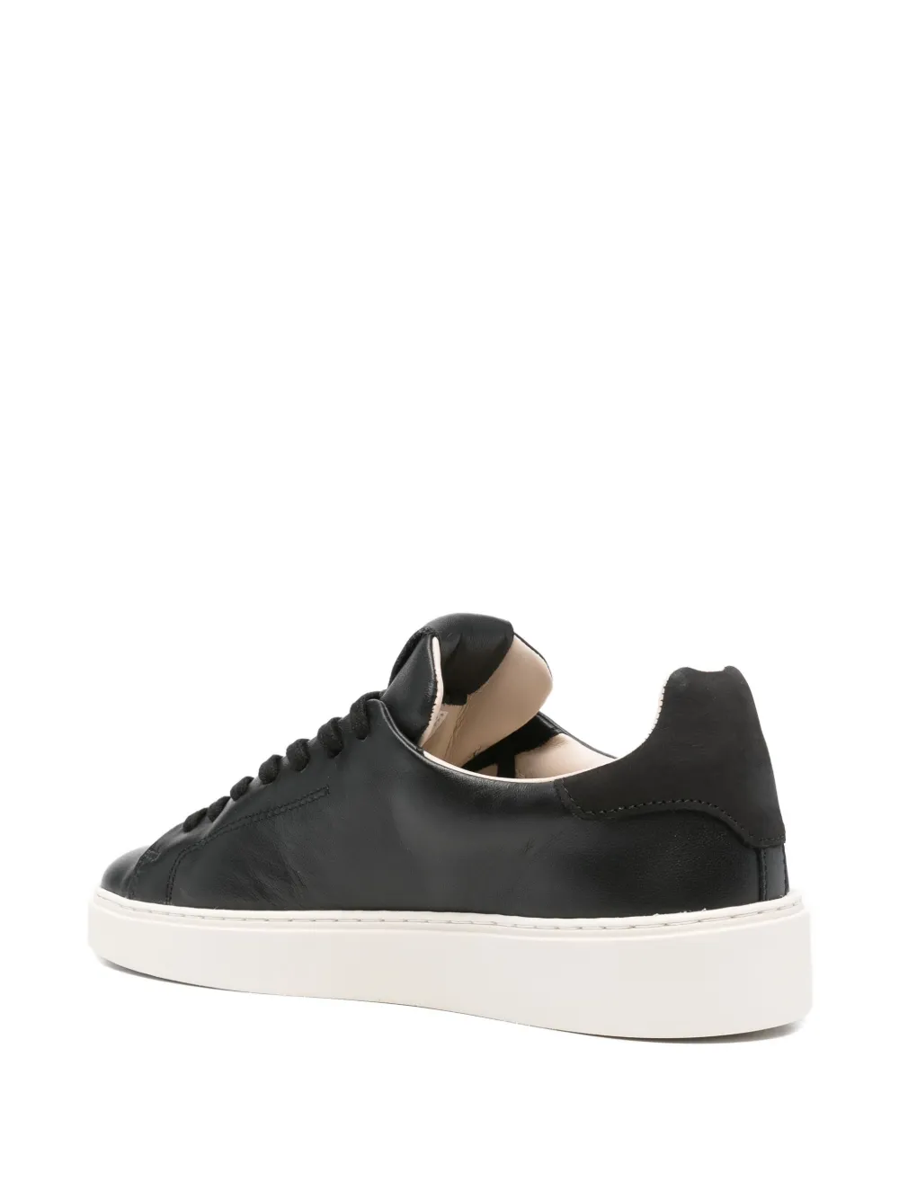 D.A.T.E. Levante leren sneakers Zwart