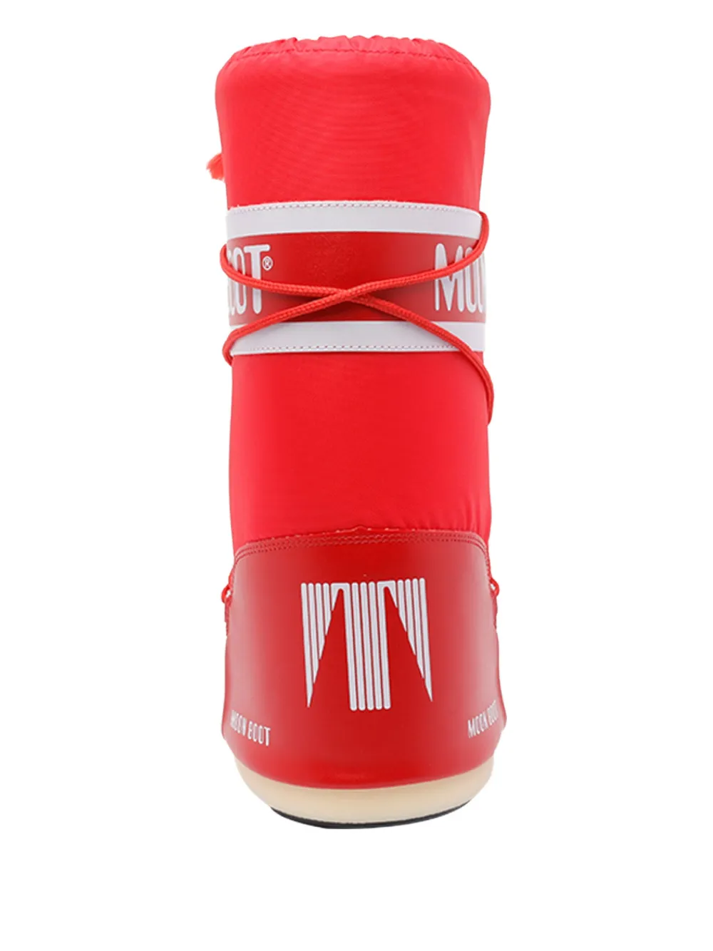 Moon Boot lace-up padded boots Red