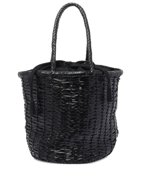 DRAGON DIFFUSION braided-leather bucket bag