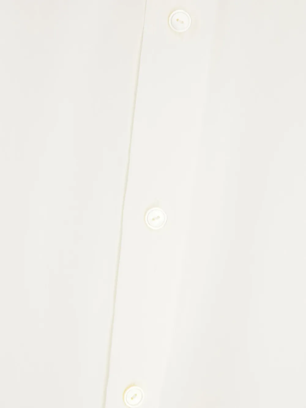 The Row Cotton Shirt With Button-down Design In White