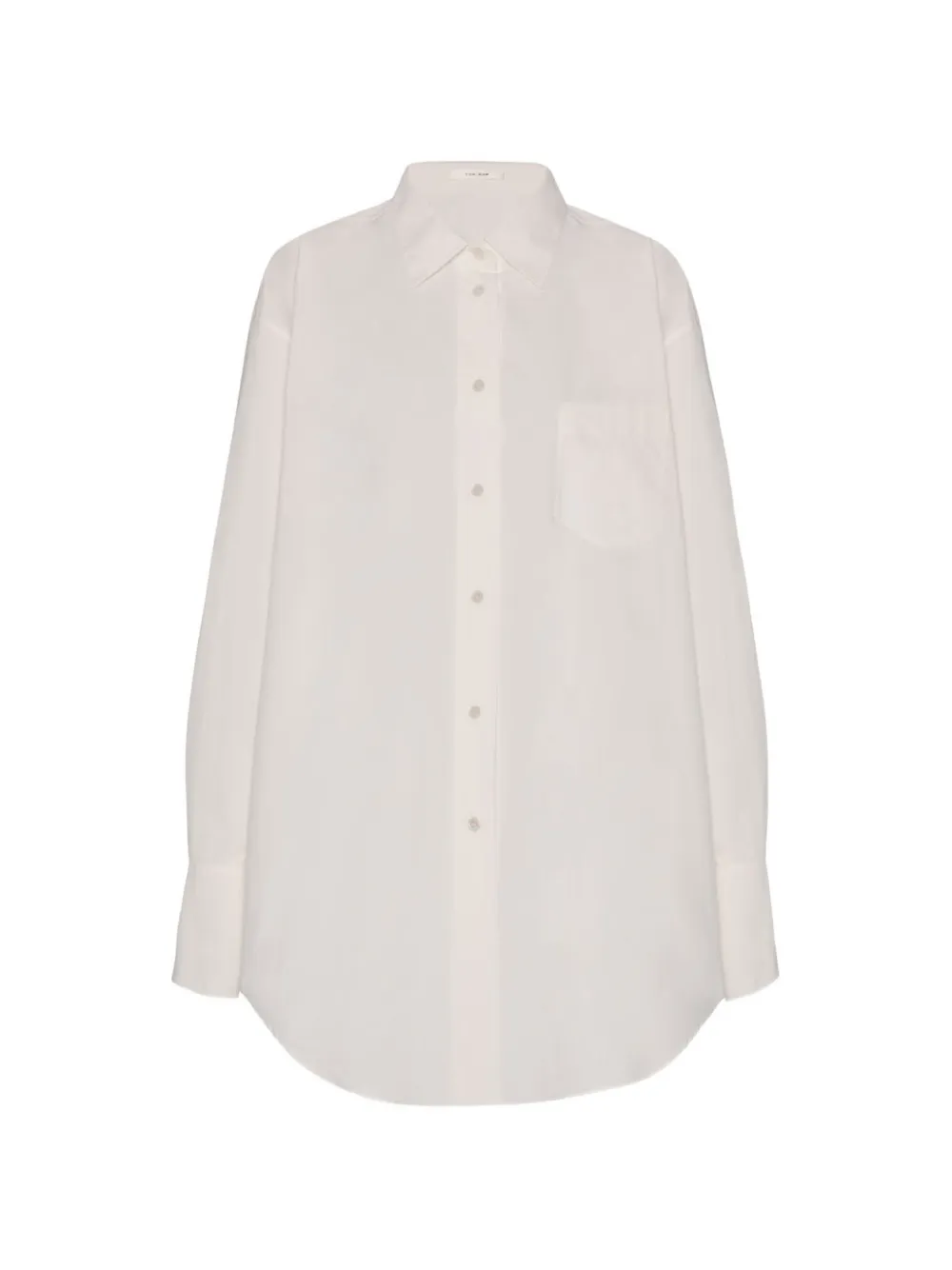 The Row Ment button-down katoenen blouse Wit