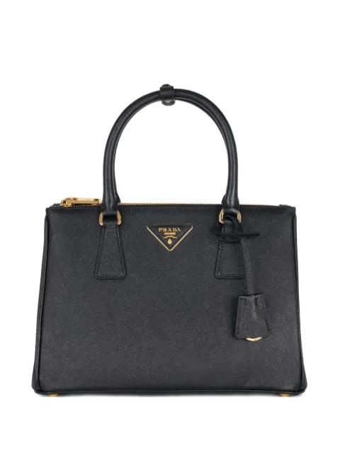 Prada leather top-handle shoulder bag