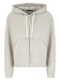 Weekend Max Mara hooded zip-up hoodie - Grey