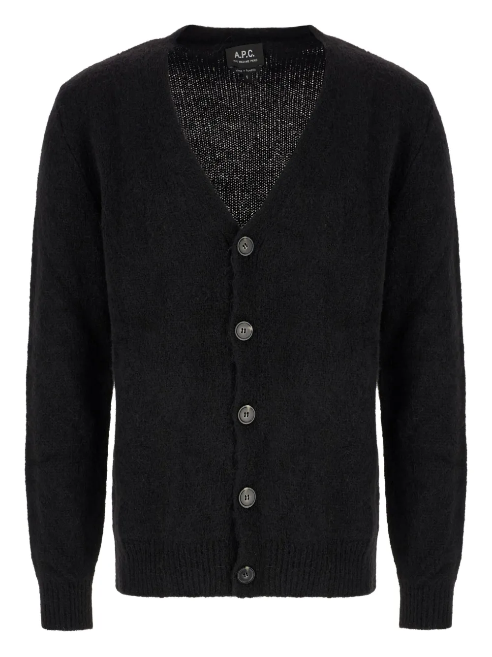 A.P.C. V-neck cardigan | Black | Image 1