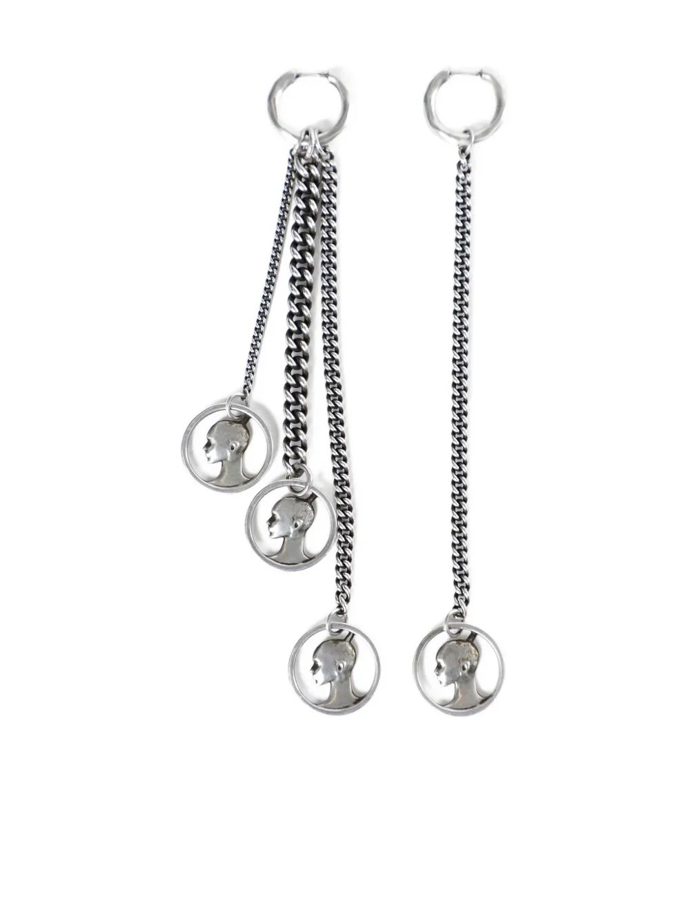 Ann Demeulemeester aretes Ebby Coin | plateado | Image 1