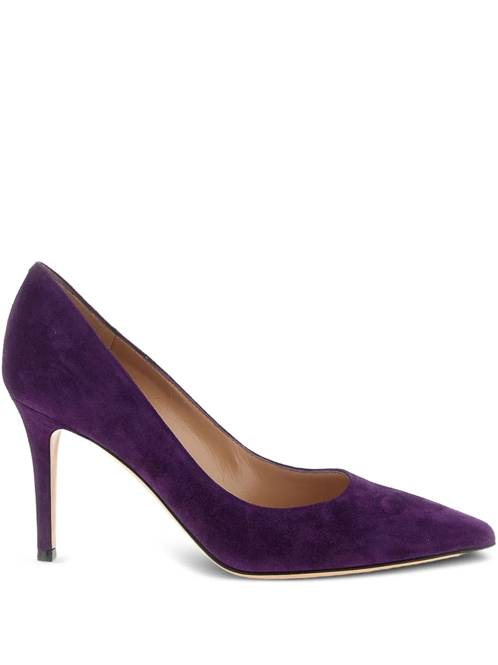 Gianvito Rossi 85mm pointed stiletto pumps Purple