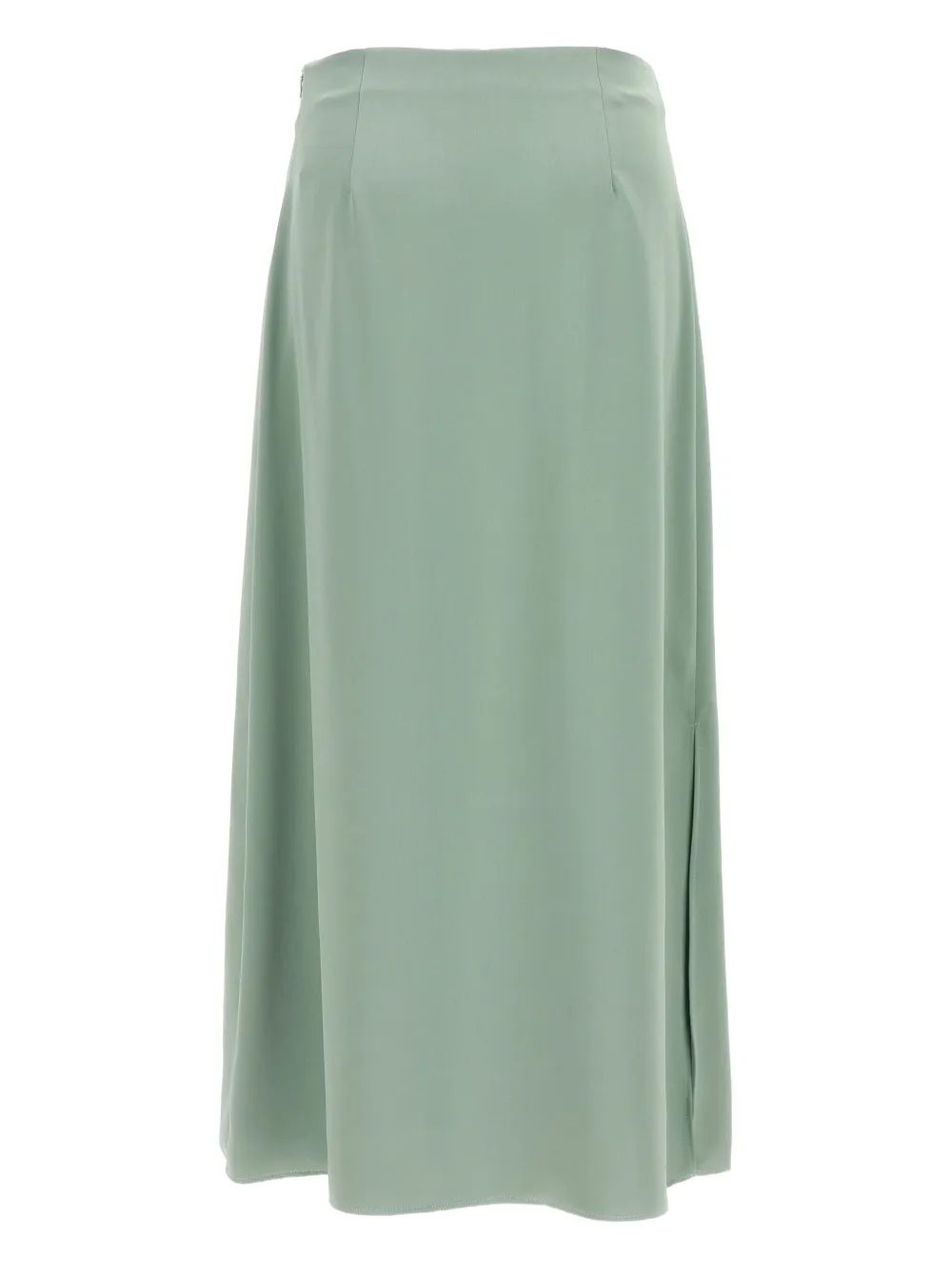 Max Mara side-split midi skirt Groen