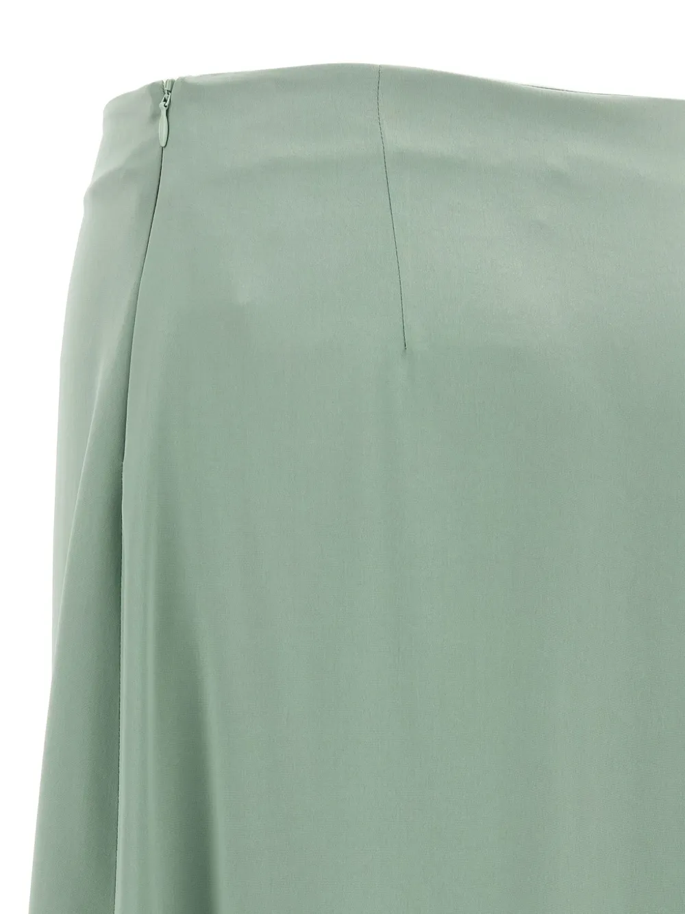 Max Mara side-split midi skirt Groen