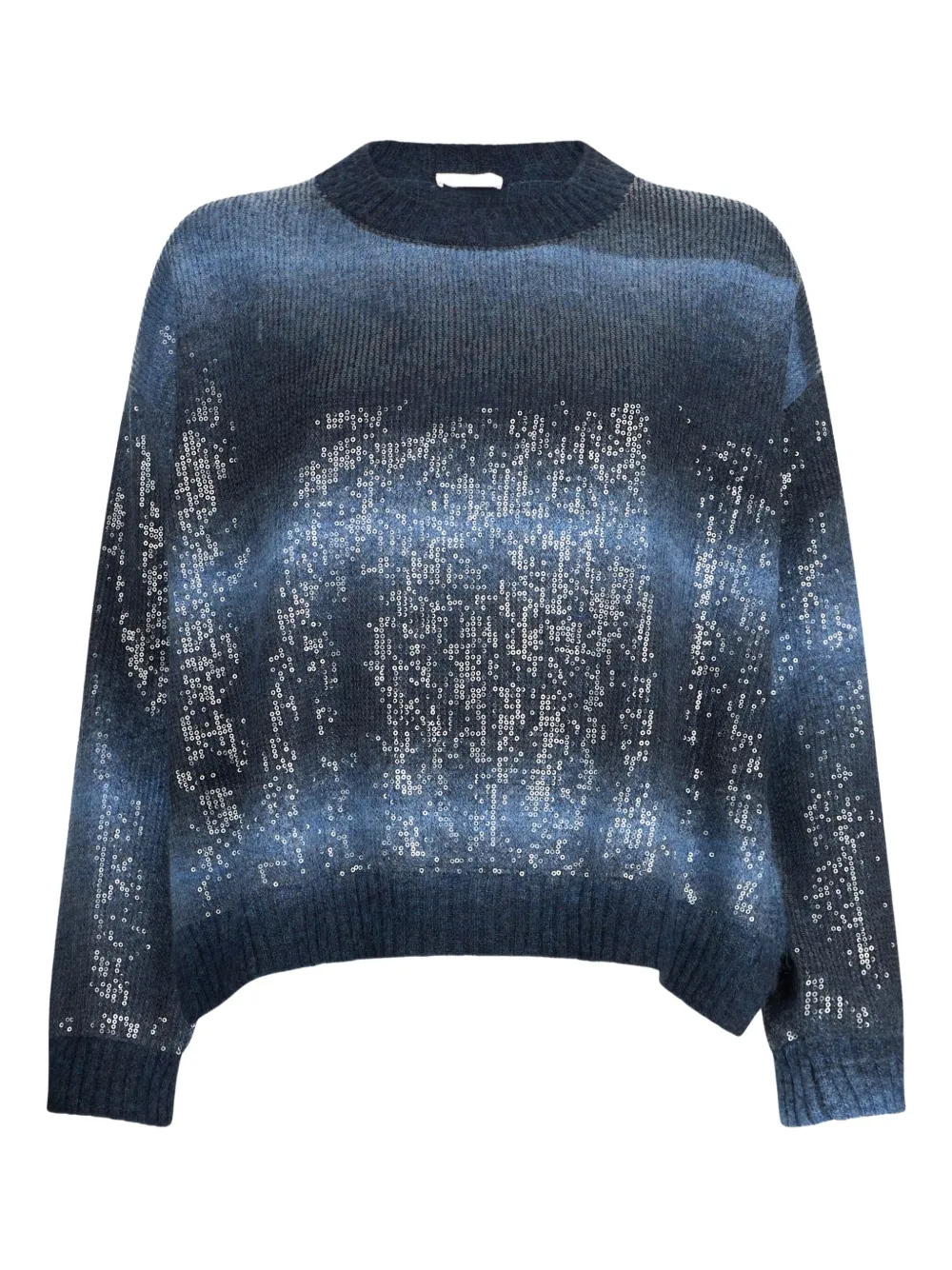 LIU JO ombré sequinned jumper | Blue | Image 1