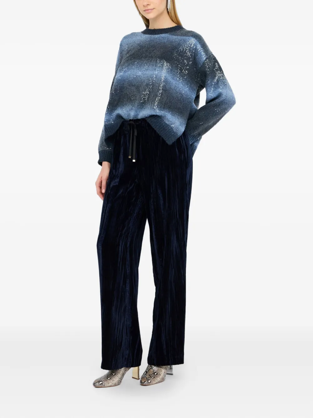 LIU JO ombré sequinned jumper | Knitted Sweaters | Image 2