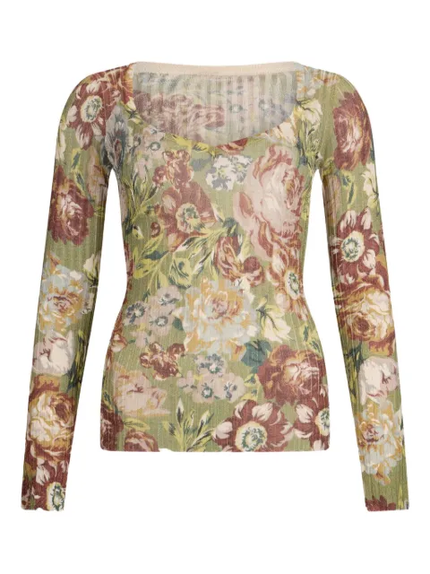 LIU JO floral-print blouse
