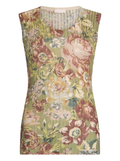 LIU JO top sin mangas con estampado floral