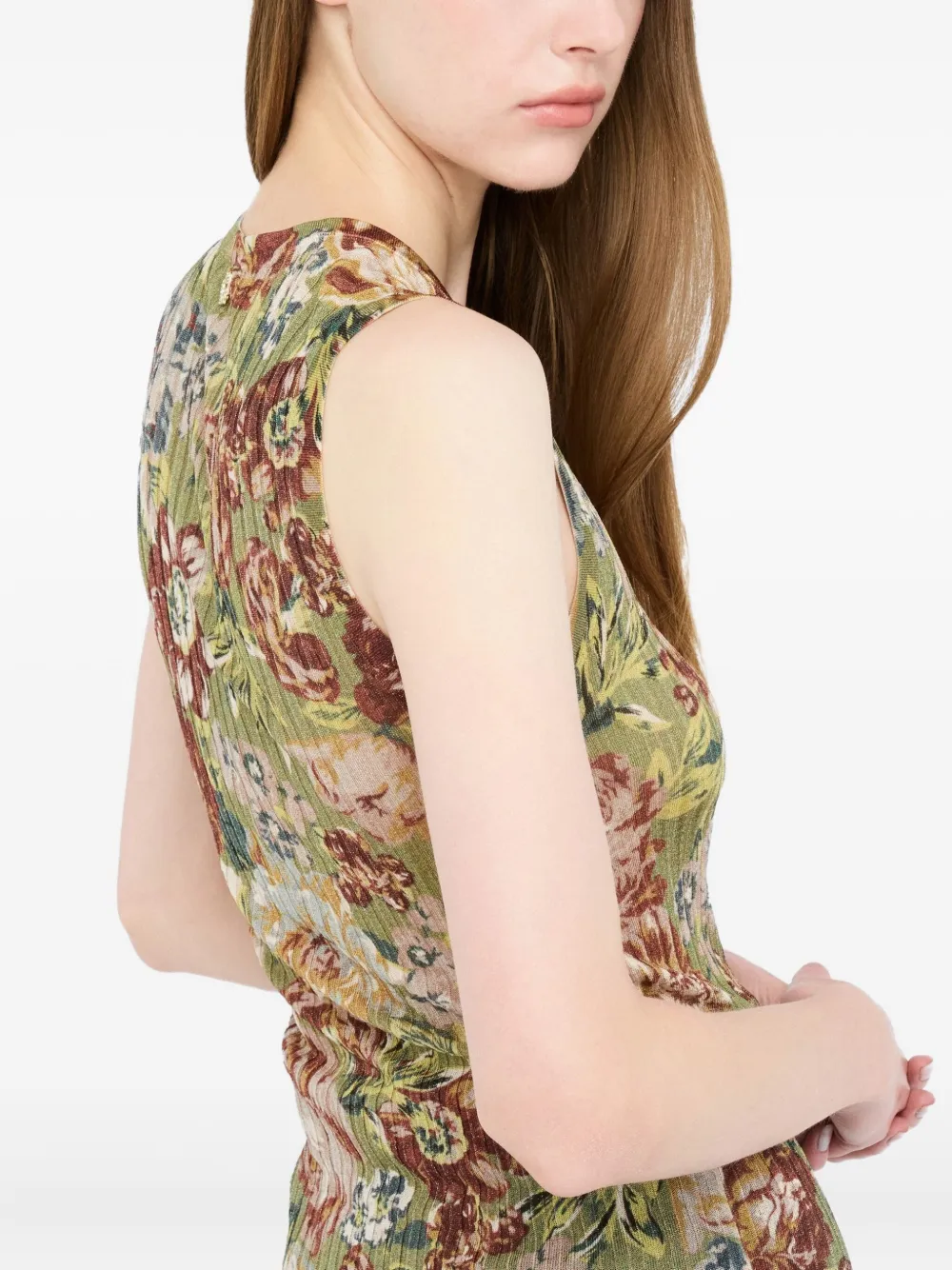LIU JO Top met bloemenprint Groen