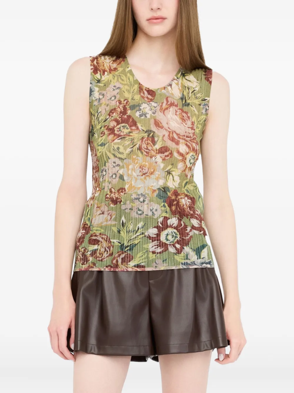 LIU JO Top met bloemenprint Groen