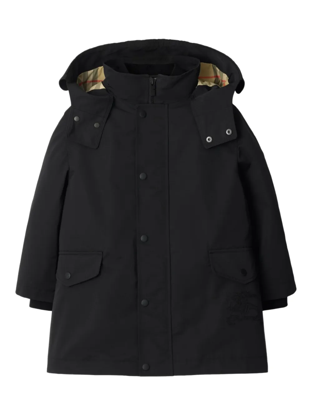 Burberry Kids Detachable Warmer parka | Black | Image 1