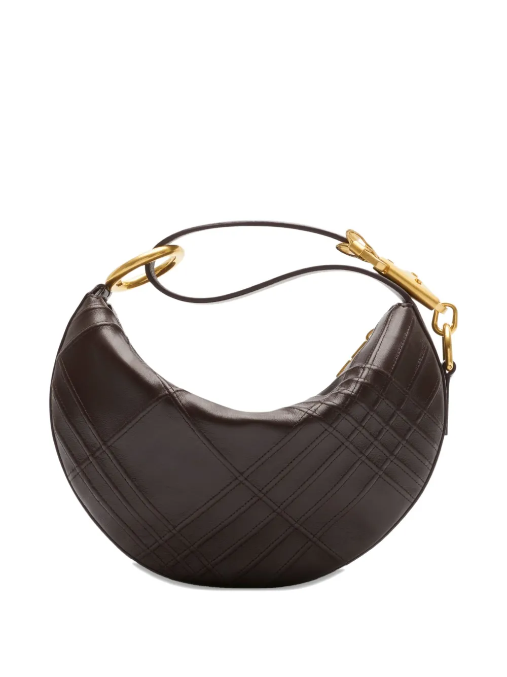 Burberry Knight Arc shopper met ruit - Bruin