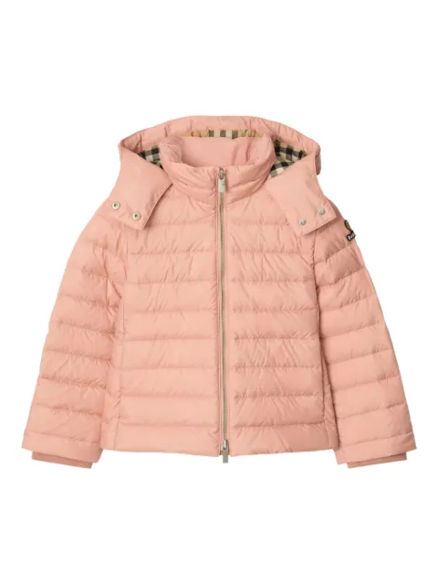 Burberry Kids hooded puffer jacket
