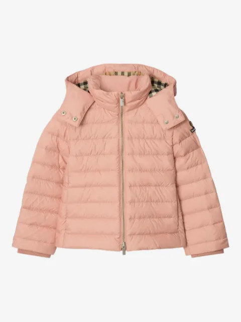 Burberry Kids hooded puffer jacket
