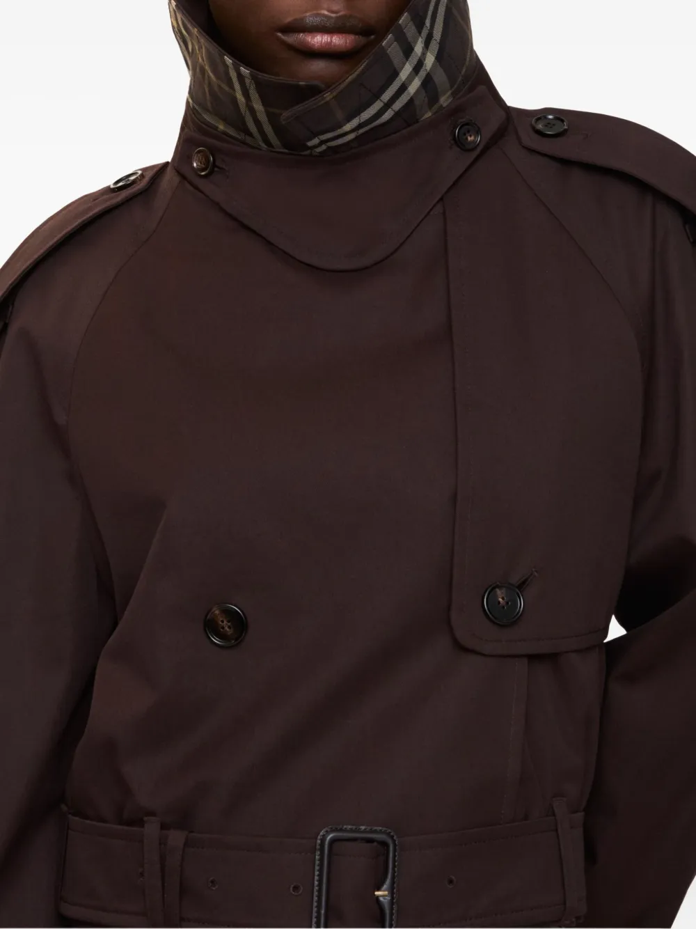 Burberry Jas met riem Bruin
