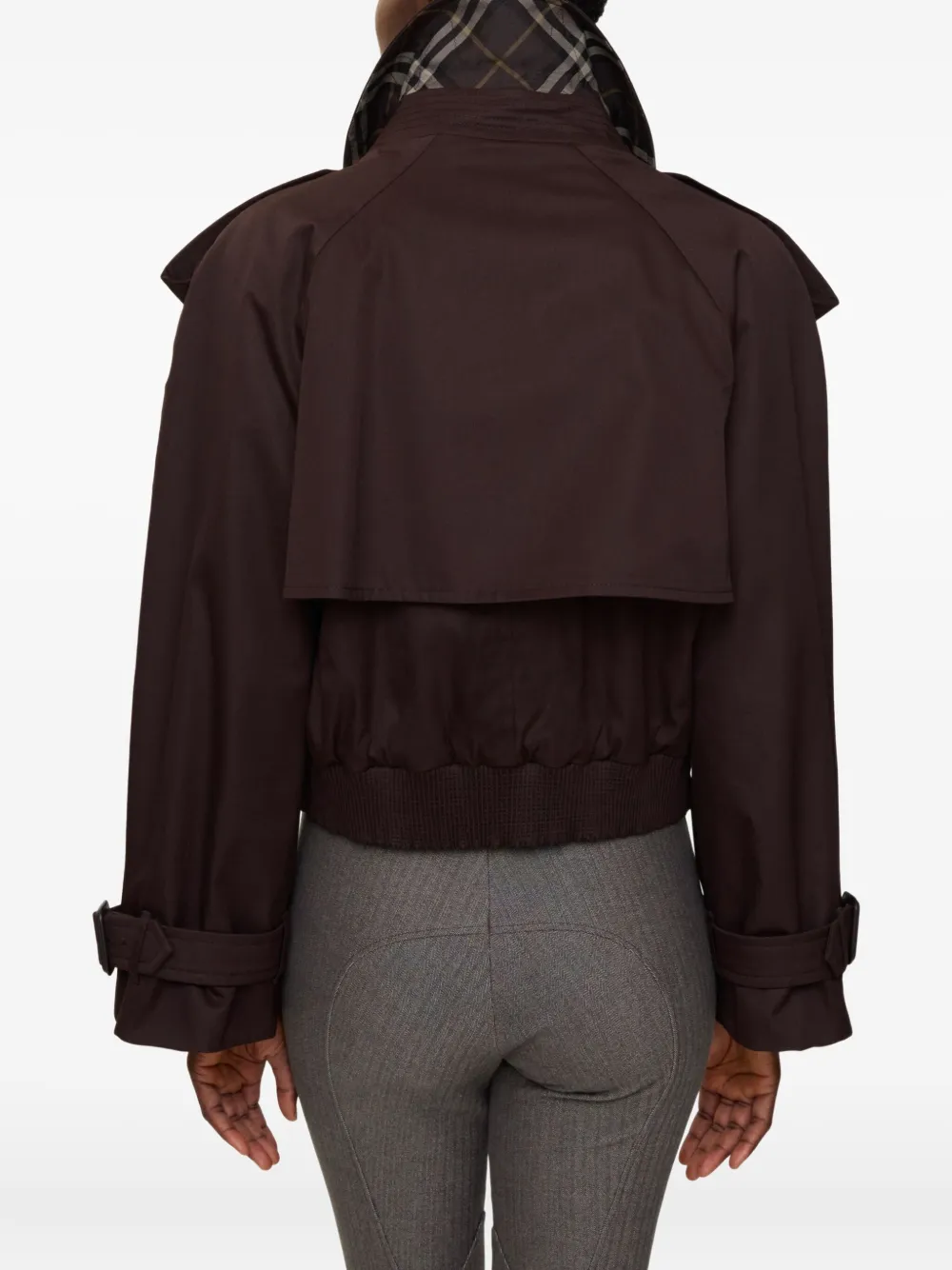 Burberry Jas met riem Bruin
