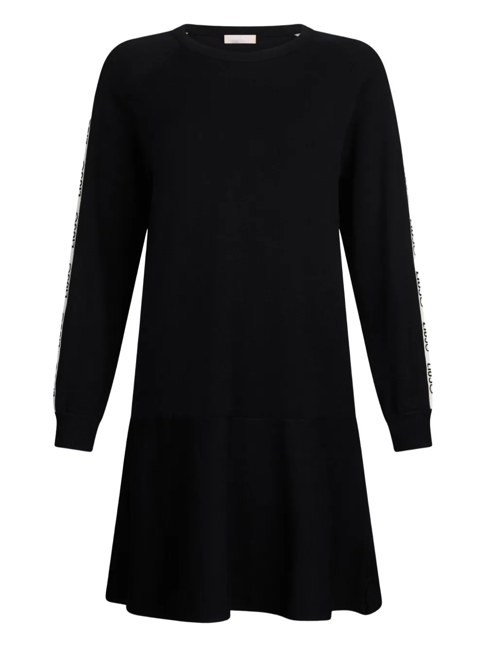 LIU JO Jurk met raglan mouwen en logodetail Zwart