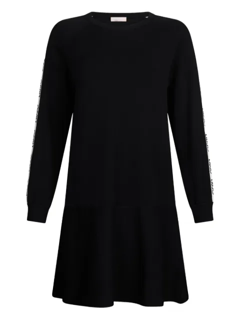LIU JO logo-detail raglan-sleeve dress