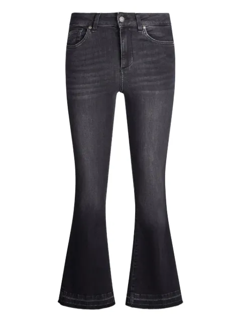 LIU JO jeans deshilachados con placa del logo