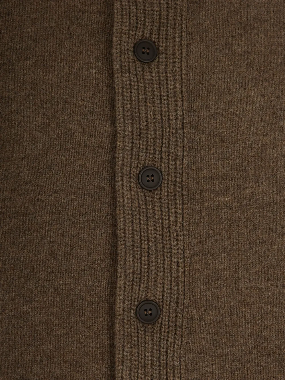 Barbour high-neck wool cardigan Bruin