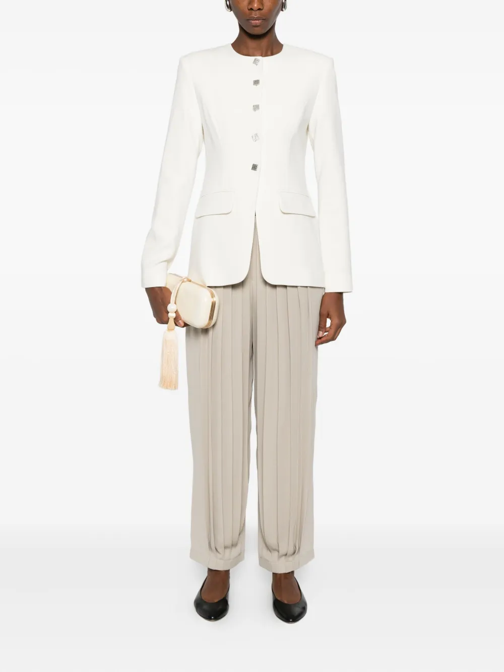 Giorgio Armani pleated pocket pants | Pantalons droits | Image 2
