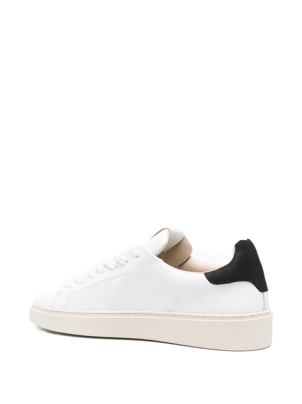 D.A.T.E. Levante leather-panelled sneakers White
