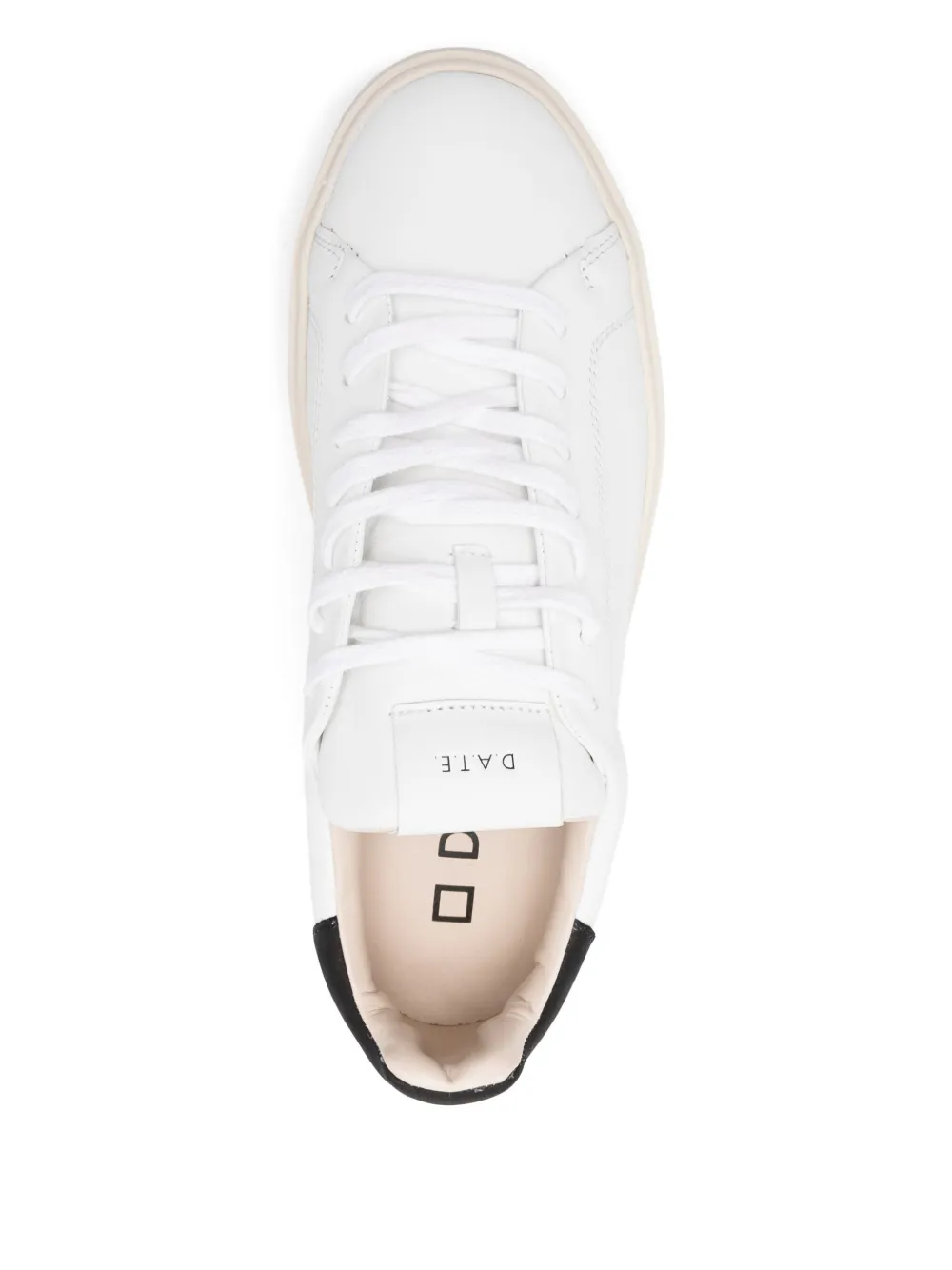 D.A.T.E. Levante leather-panelled sneakers White