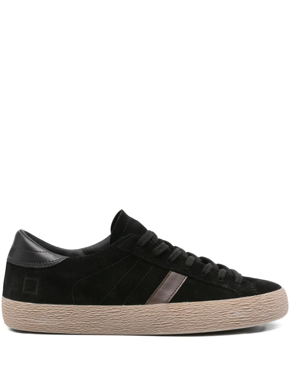 D.A.T.E. Hill Low suede leather trainers | Black | Image 1