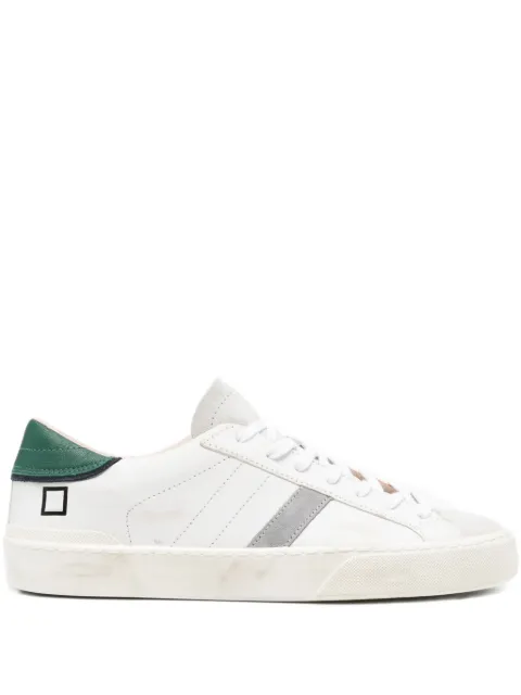 D.A.T.E. Hill Low leather-panel sneakers