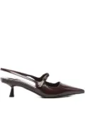Jimmy Choo 40mm slingback pointed-toe pumps - Red