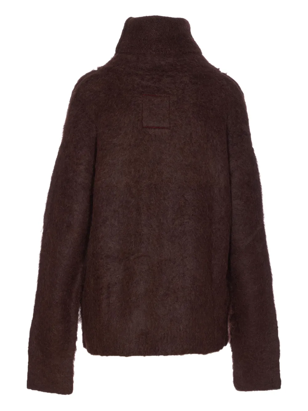 Uma Wang high-neck alpaca-blend sweater Bruin