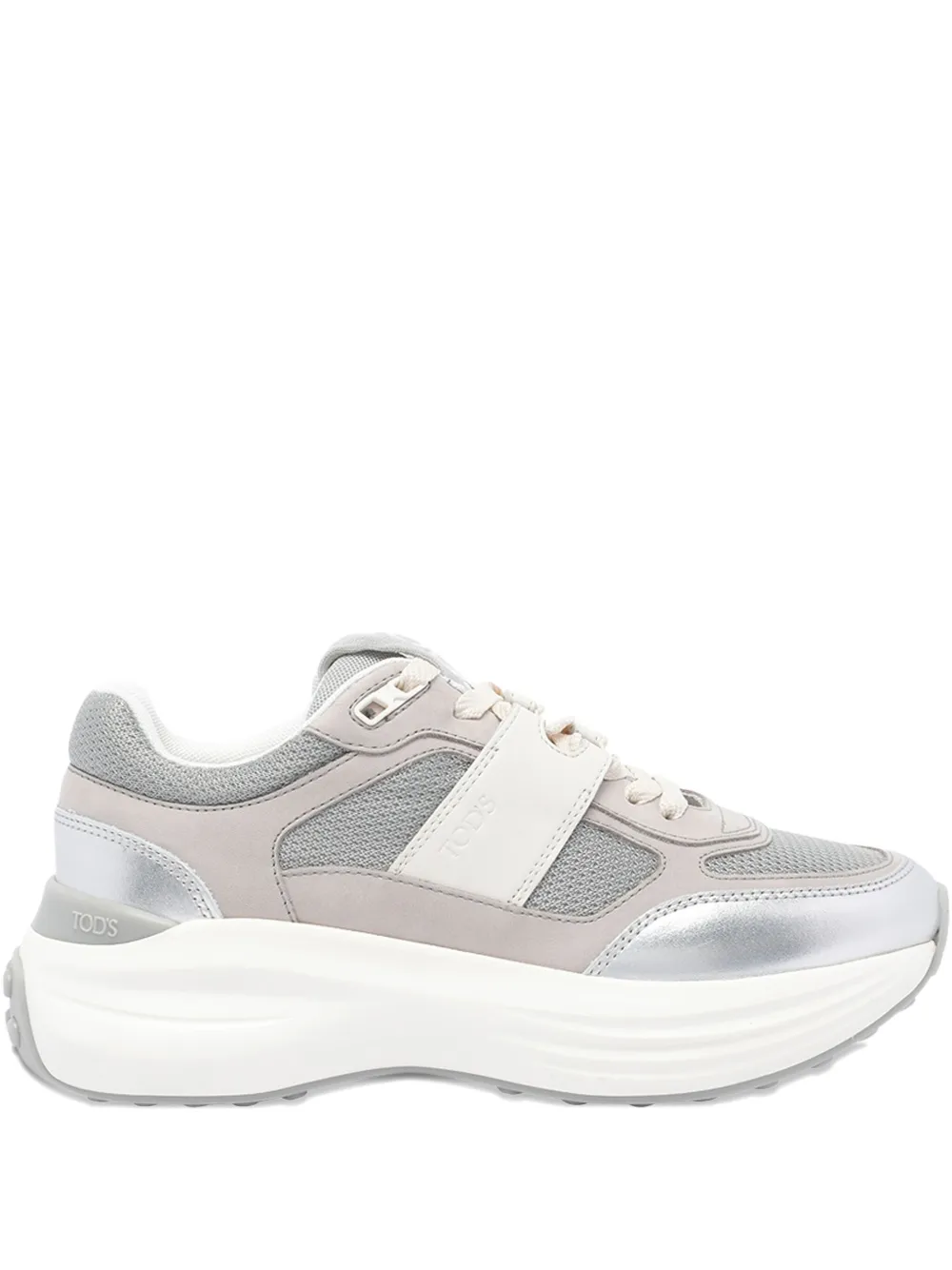Tod's lace-up platform sneakers Grey