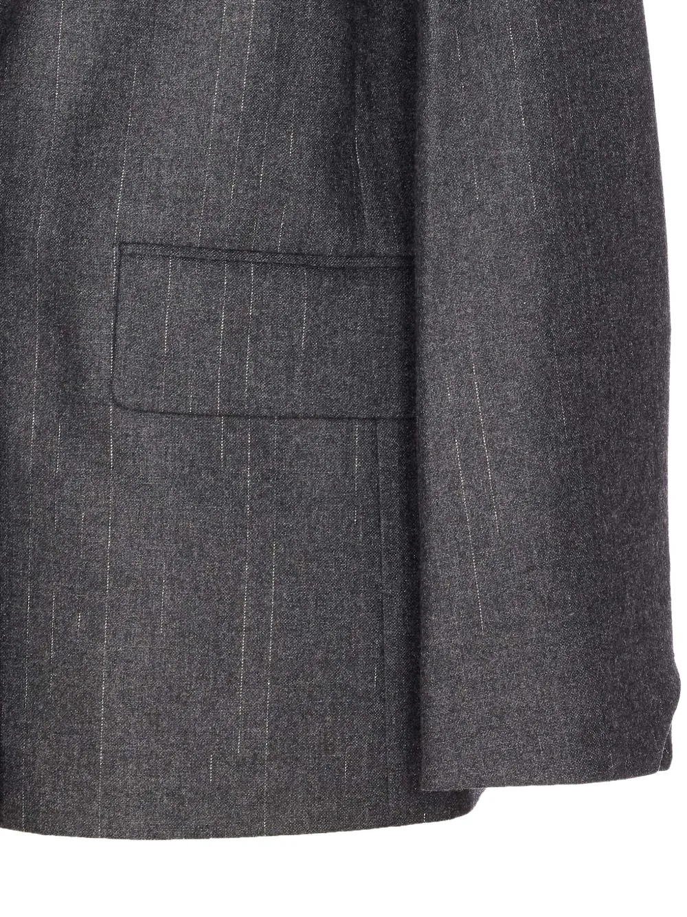 Zadig&Voltaire stripe-pattern double-breasted blazer Grijs