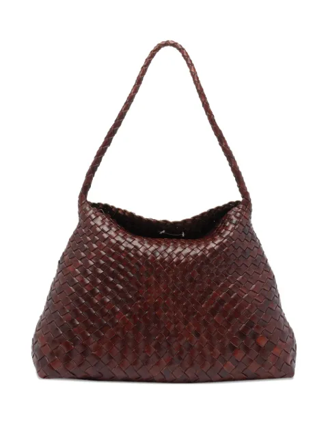 DRAGON DIFFUSION woven leather shoulder bag