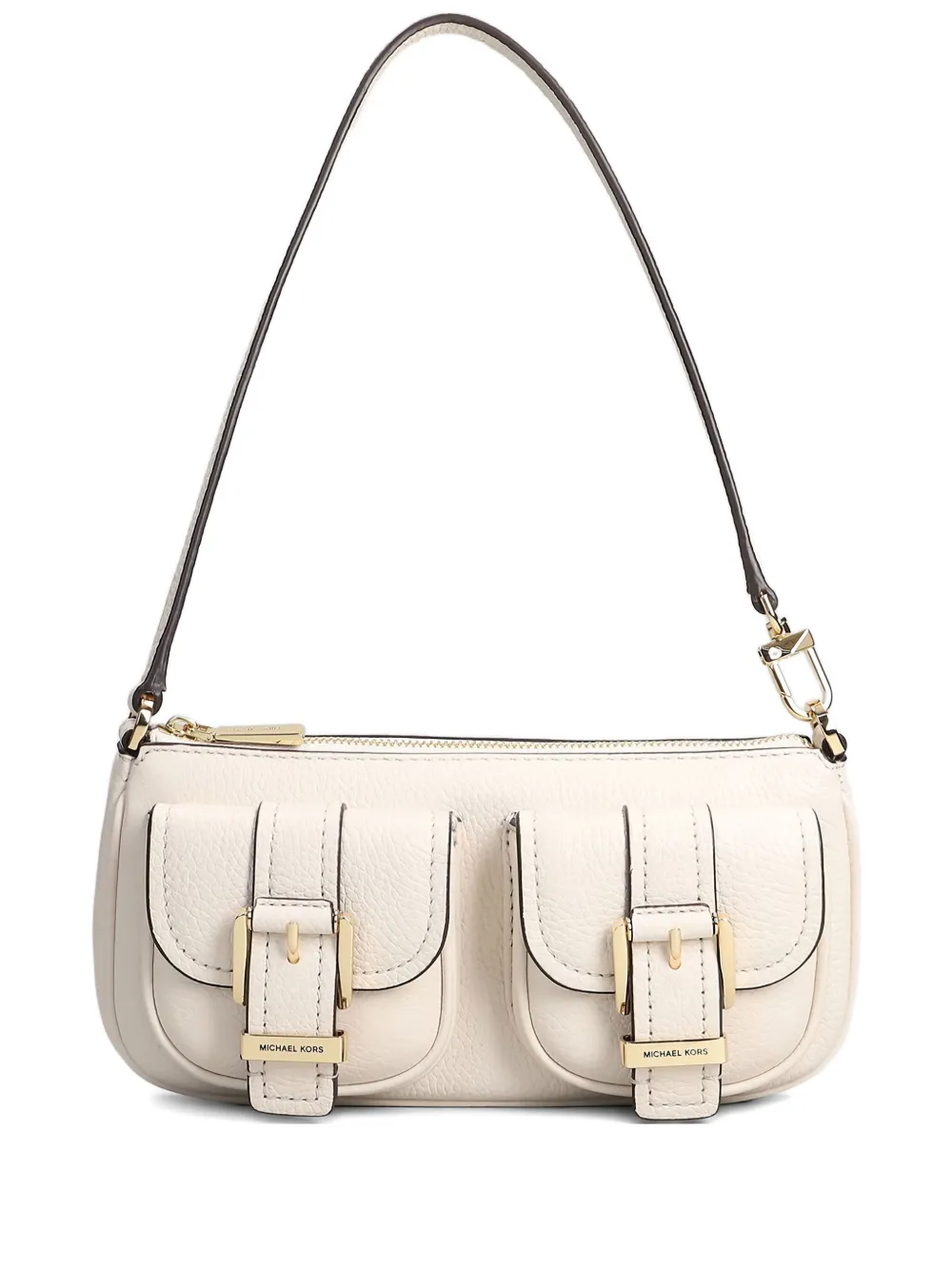 Michael Kors Zoe バックル ポケット ショルダーバッグ - ニュートラル