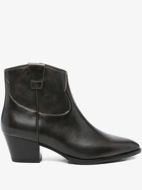 Ash 50mm leather zip-detail boots