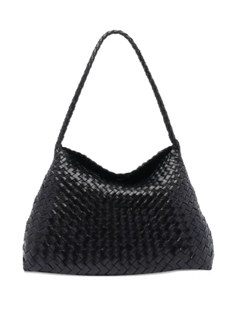 DRAGON DIFFUSION santa croce woven leather shoulder bag
