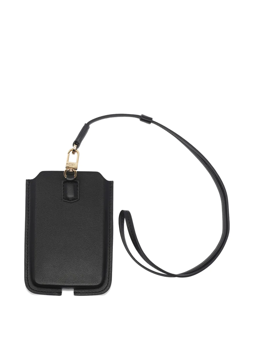 Elisabetta Franchi medium logo phone case Zwart