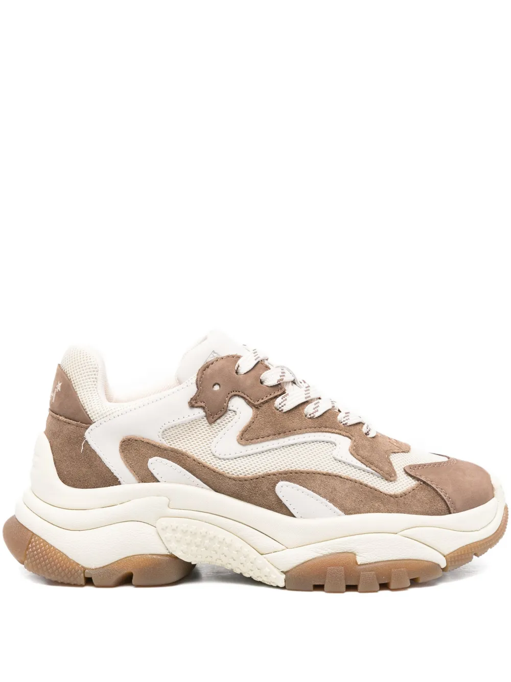 Ash Addict panelled chunky trainers Brown