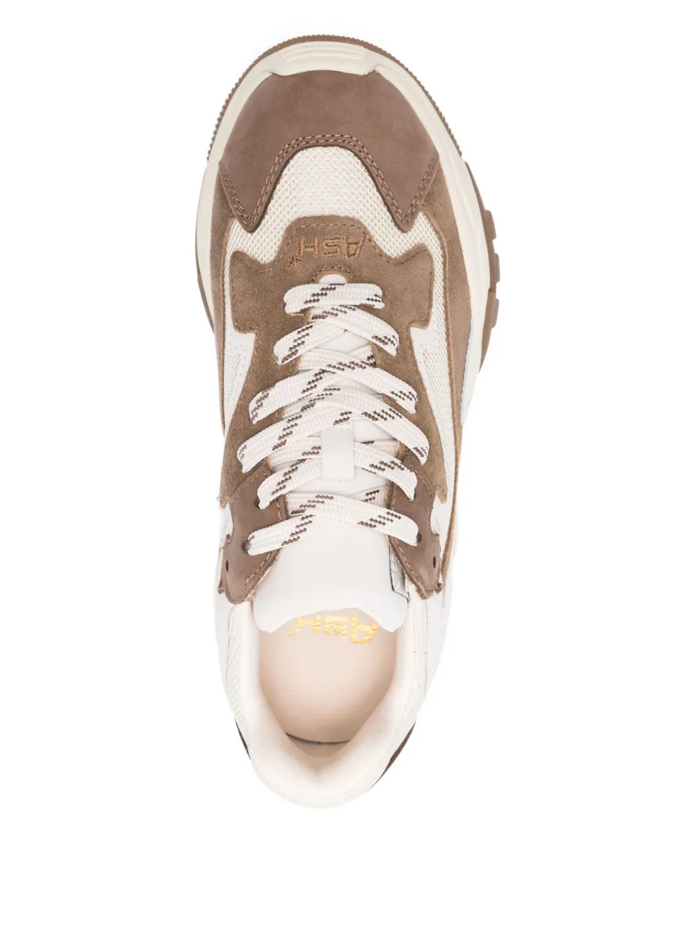 Ash Addict panelled chunky trainers Brown
