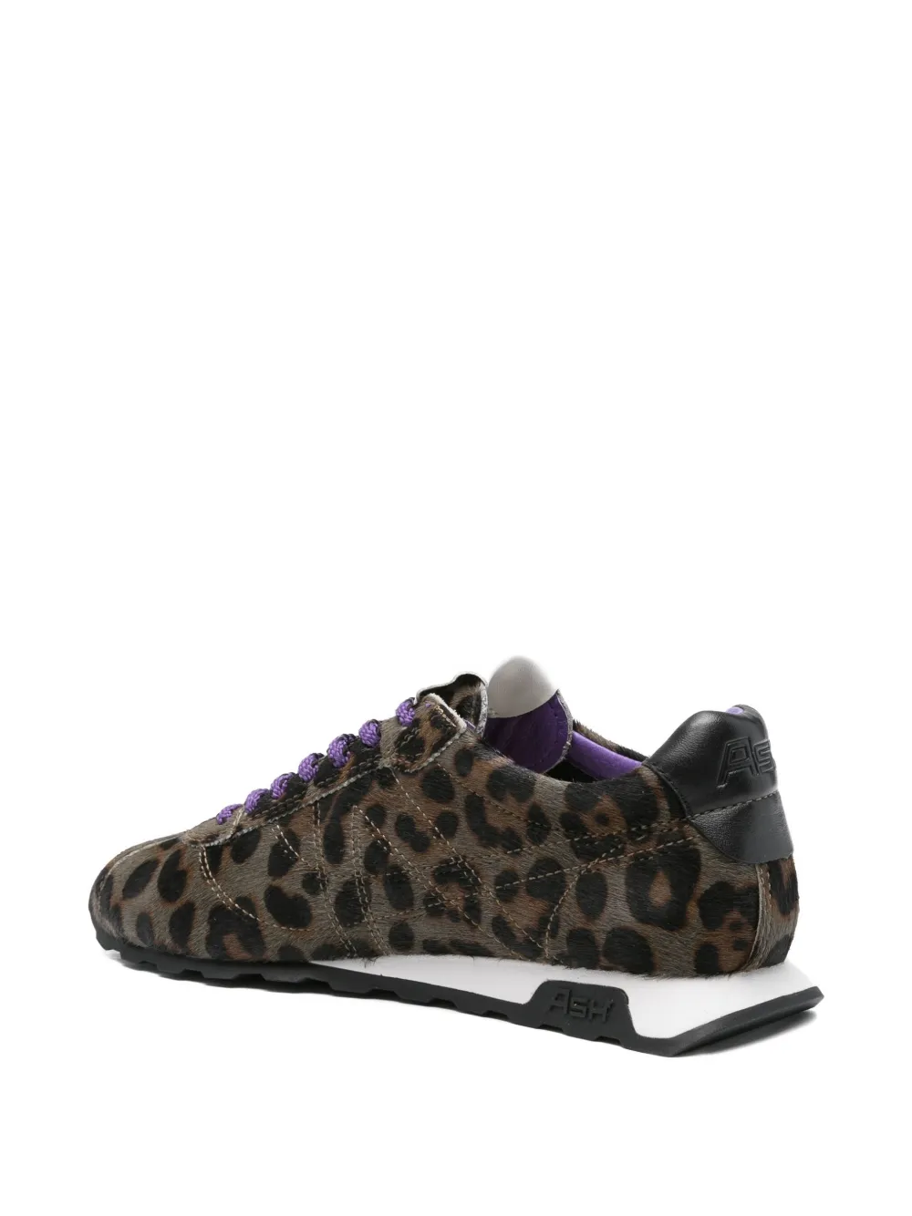 Ash Kill Bill leopard calf-leather sneakers Brown